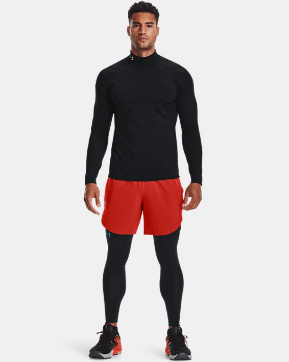 Men's UA RUSH™ ColdGear® Leggings, Black, pdpMainDesktop image number 2
